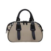 Pre-owned Canvas handbags Burberry Vintage , Beige , Dames