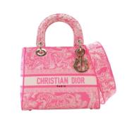 Pre-owned Canvas dior-bags Dior Vintage , Pink , Dames