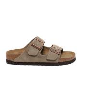 Verstelbare Suède Sandalen - Klassieke Stijl Birkenstock , Beige , Dam...