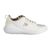 Beige Synthetische Sneaker met Veters Fila , White , Dames