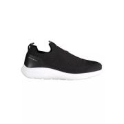 Zwarte synthetische sportieve sneakers met flair Fila , Black , Dames