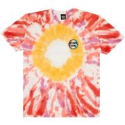 Reggae Dot Tie Dye T-shirt in rood Stüssy , Multicolor , Heren