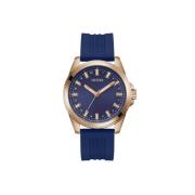 Herenhorloge Champ 44 mm blauw, roségoud Gw0639G3 Guess , Blue , Heren