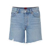 Korte Zomer Shorts Hugo Boss , Blue , Dames