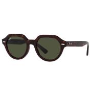 Groene Kristal Vierkante Zonnebril Gina Ray-Ban , Brown , Unisex