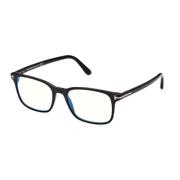 Blauw Blok Brillen Montuur Tom Ford , Black , Unisex