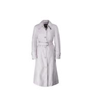 Luxe Trenchcoat Acqua Lijn Moorer , White , Dames