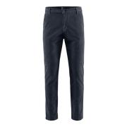 Slim-Fit Velvet Chino Broek BomBoogie , Blue , Heren