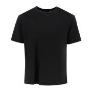 Iconisch Crew Neck Katoenen T-shirt Amiri , Black , Heren