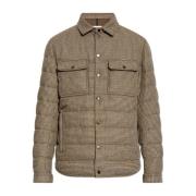 Donsjas Moncler , Brown , Heren