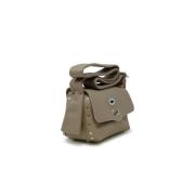 Grijze leren handtas Postina Centauro Zanellato , Gray , Dames