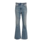 Bootcut Jeans met Kettingdetails Givenchy , Blue , Dames