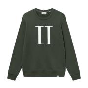 Bouclé Sweatshirt Les Deux , Green , Heren