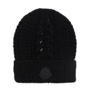 Wollen muts Moncler , Black , Dames