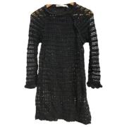 Pre-owned Cotton dresses Isabel Marant Pre-owned , Black , Dames