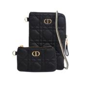 Pre-owned Leather dior-bags Dior Vintage , Black , Dames