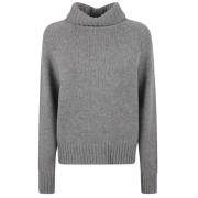 Rolnek Wol-Kasjmier Sweater Allude , Gray , Dames