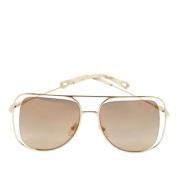 Pre-owned Acetate sunglasses Chloé Pre-owned , Brown , Dames