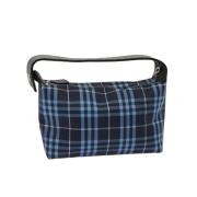 Pre-owned Nylon shoulder-bags Burberry Vintage , Blue , Dames