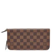 Pre-owned Coated canvas wallets Louis Vuitton Vintage , Brown , Dames