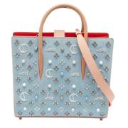 Pre-owned Denim totes Christian Louboutin Pre-owned , Blue , Dames