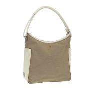 Pre-owned Canvas handbags Gucci Vintage , Beige , Dames