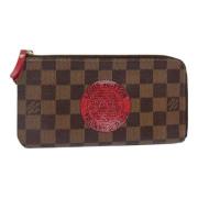 Pre-owned Canvas wallets Louis Vuitton Vintage , Brown , Dames