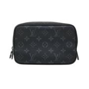 Pre-owned Coated canvas louis-vuitton-bags Louis Vuitton Vintage , Bla...