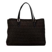 Pre-owned Canvas totes Fendi Vintage , Brown , Dames