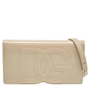 Pre-owned Leather clutches Dolce & Gabbana Pre-owned , Beige , Dames