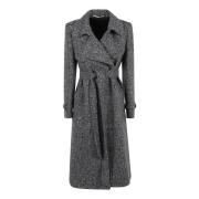 Dameskleding Jassen Grijs Aw24 Tagliatore , Gray , Dames