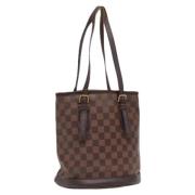 Pre-owned Canvas shoulder-bags Louis Vuitton Vintage , Brown , Dames