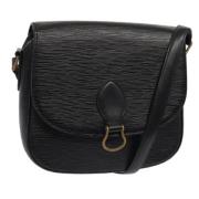 Pre-owned Leather louis-vuitton-bags Louis Vuitton Vintage , Black , D...