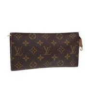 Pre-owned Canvas clutches Louis Vuitton Vintage , Brown , Dames