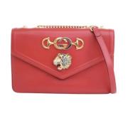 Pre-owned Leather gucci-bags Gucci Vintage , Red , Dames