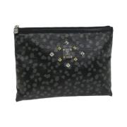 Pre-owned Leather clutches MCM Pre-owned , Black , Dames