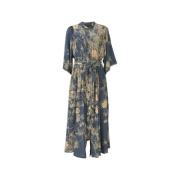 Pre-owned Silk dresses Dries van Noten Pre-owned , Multicolor , Dames