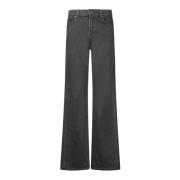 Zwarte Jeans voor Vrouwen Aw24 7 For All Mankind , Gray , Dames