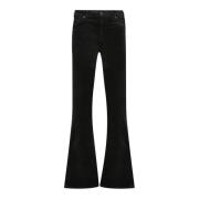 Zwarte Jeans voor Vrouwen Aw24 7 For All Mankind , Black , Dames