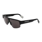 Stijlvolle Zonnebril Zwarte Frame Lacoste , Black , Heren