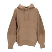 Moderne Fleece Hoody Lichtgewicht Trainingspak Nike , Brown , Dames