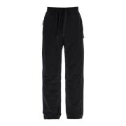 Slim Fit Jersey Joggers met Zakken C.p. Company , Black , Heren