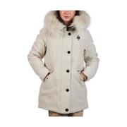 Winter Donsjas Blauer , White , Dames