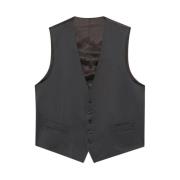 Wollen vest Brooks Brothers , Gray , Heren