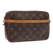 Pre-owned Canvas clutches Louis Vuitton Vintage , Brown , Dames