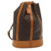 Pre-owned Canvas shoulder-bags Louis Vuitton Vintage , Brown , Dames