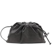 Pre-owned Leather handbags Bottega Veneta Vintage , Black , Dames