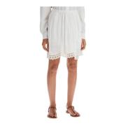 Francesca Mini Rok met Franse Zakken Isabel Marant Étoile , White , Da...