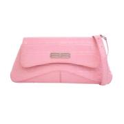 Pre-owned Leather handbags Balenciaga Vintage , Pink , Dames