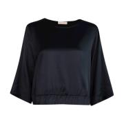 Lucie Blouse March23 , Blue , Dames